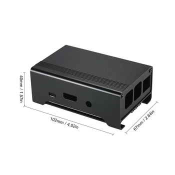 

Hot Aluminum Alloy Protective Case Housing Shell Enclosure Box for Raspberry Pi 3, Pi 2 and B+ with Cooling Fan