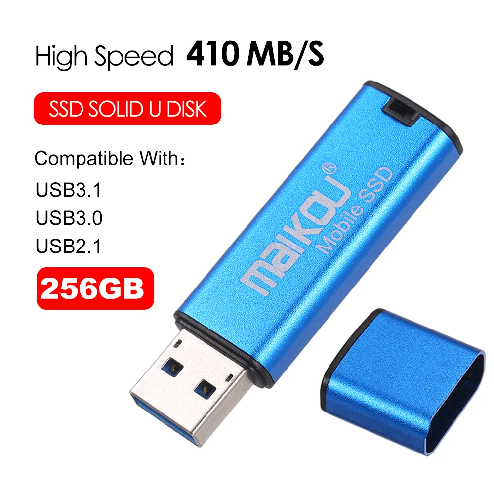 Мобильный Внешний SSD 64G 128G 256G USB жесткий диск вращающийся высокоскоростной USB флэш-диск USB3.0 Внешний SSD для ПК компьютера