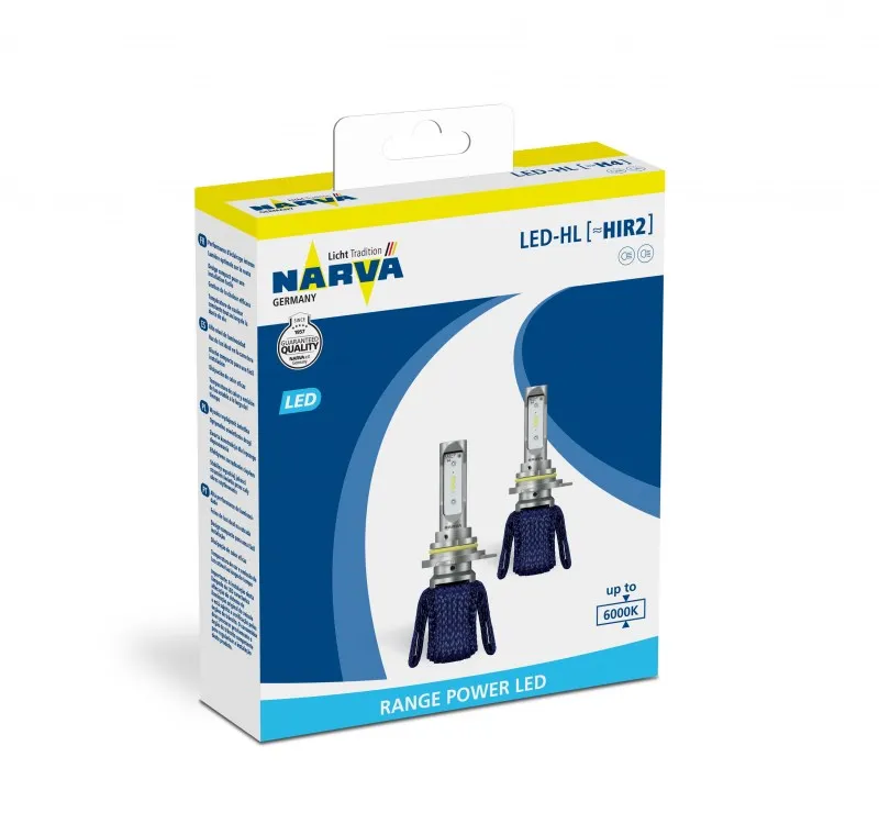  Lamp HIR2 12V (PX22d) 6000K 16W Range Power LED HL (PKG. 2 pcs) Narva - 10000005510380