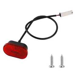 Enhanced LED Rear Brake Light for Electric Scooter - High-Visibility Stoplight and Tail Lamp Replacement (Red)