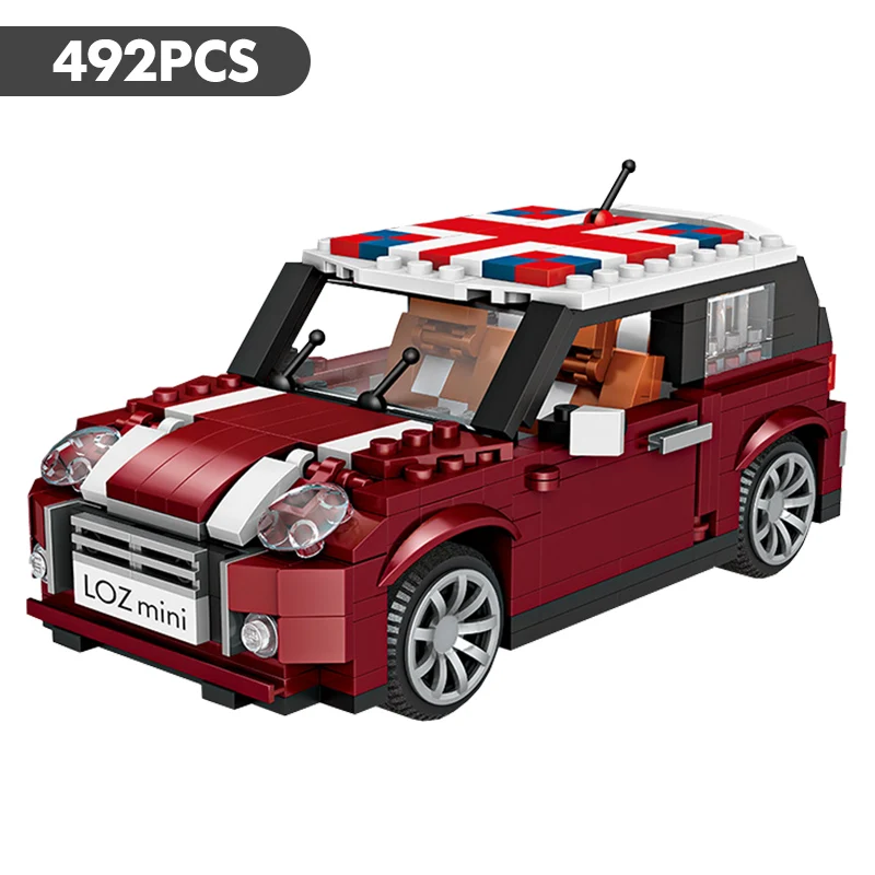 Technic Мини Строительные блоки автомобиль Assemable Развивающие игрушки для детей Creatored полицейский грузовик автомобиль Кирпичи Игрушки - Цвет: without box 1111