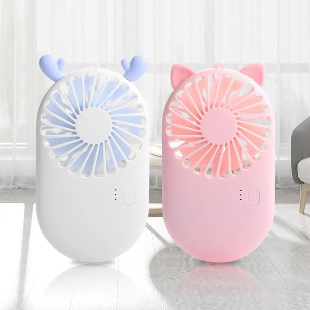 

Portable Mini Handheld USB Rechargeable Mini Fan Mute Cooling Fan Office Travel Cooler Home Cooling Fan HVAC Systems