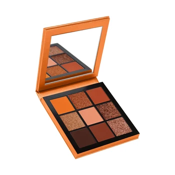 

Miaool New Style 9 Nine-color Eyeshadow Compact Gem Pearly Lustre Matte Diamond Eye Shadow Yellow Red Yellow Easy to Color