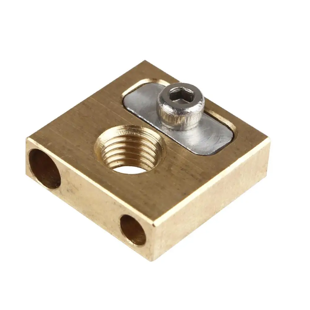 UM3 Brass Nozzle Copper Head Heater Block Copper Block 4MM Heated Block R20