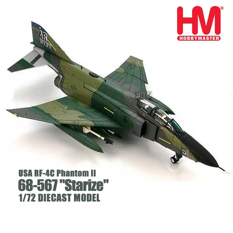 HOBBY MASTER USA RF-4C Phantom II 68-56" Starize" 1/72 литая под давлением модель самолета