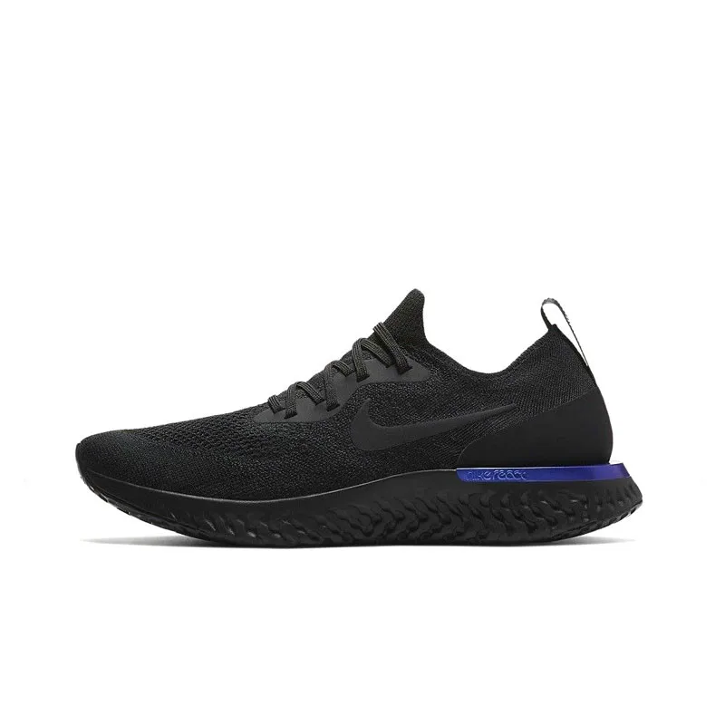 Оригинальные мужские кроссовки Nike Epic React Flyknit, удобные дышащие износостойкие спортивные кроссовки AQ0067 - Цвет: AQ0067-004
