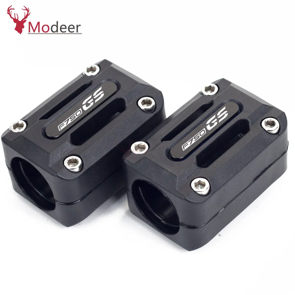 

1 pair Engine Crash bar Protection Bumper Decorative Guard Block Dismantling 22mm 25mm 28mm For BMW F750GS F750 GS 2018 2019