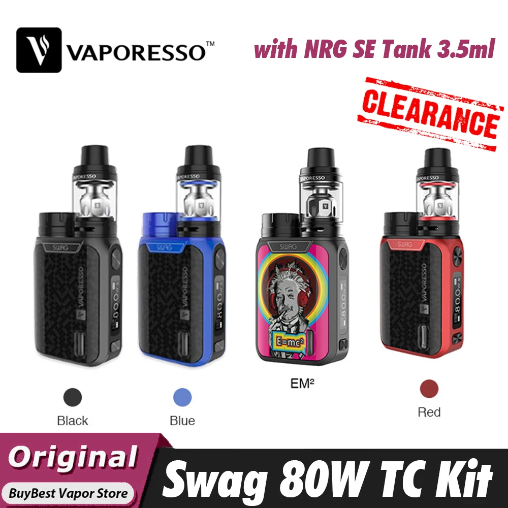 Оригинальный комплект Vaporesso Swag электронная сигарета вейп электронные сигареты 80