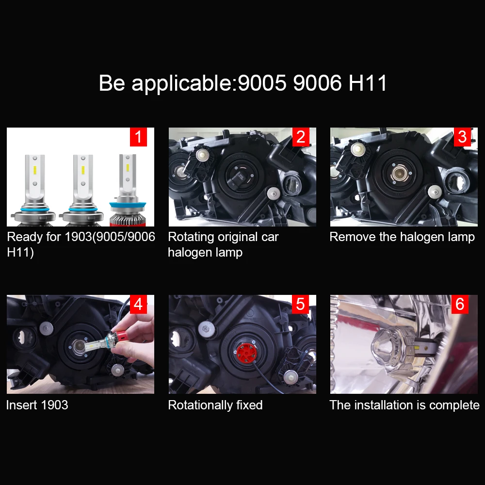 H7 светодиодный фар автомобиля HB2 9003 H8 H9 H11 9005 HB3 H10 9006 HB4 12V bi светодиодный фар автомобиля лампы 6000K 6000LM супер светодиодный H4 для автомобильных фар