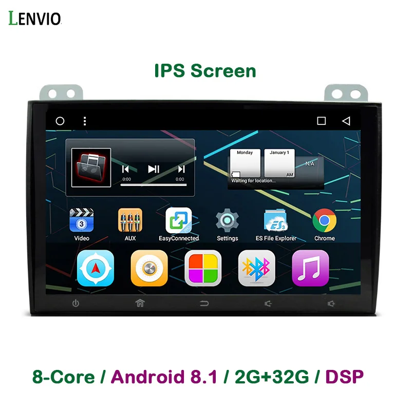 Автомобильный dvd плеер Lenvio DSP 9 &quot IPS ОЗУ 2 ГБ + 32 Android 8 1 GPS навигация для Toyota Prado 120 Land