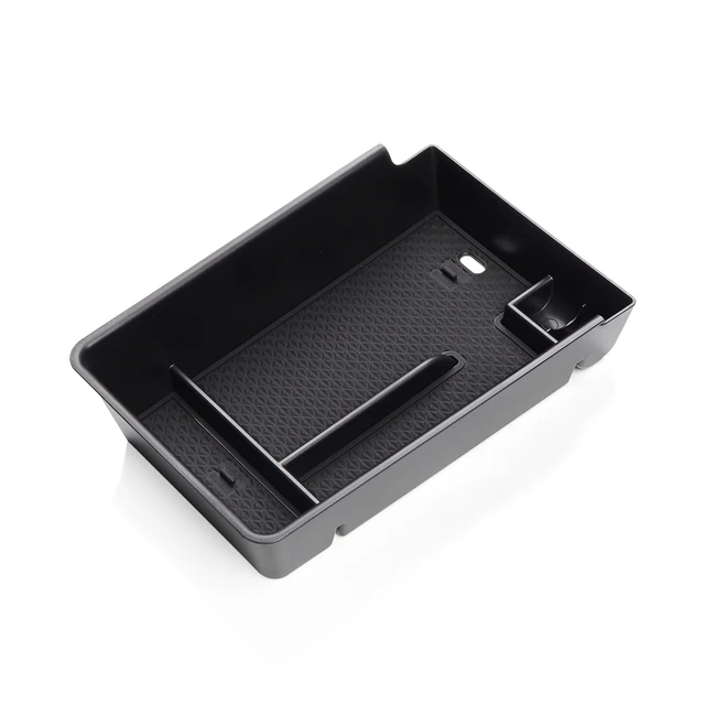 for HAVAL H6 3rd Gen GT 2021-2024 Armrest Storage Box Accessories Stowing Tidying Center Console Tray Black ABS 3