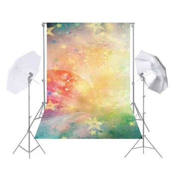 

Andoer 1.5*2.1m/5*7ft Photography Background 8 Colorful Backdrop for Photo Studio Video Wedding Decor Photography Background
