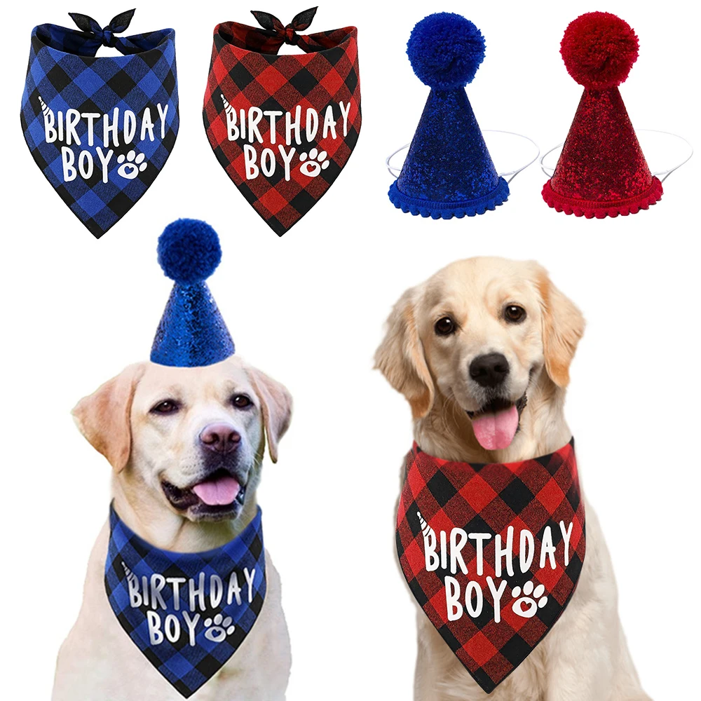Title 1, Scottish Style Pet Birthday Celebrate Scarf Was...