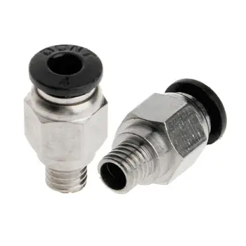 

PC4-M6 Pneumatic Connector Aperture 4mm PTFE Pipe Coupling Coupler Set