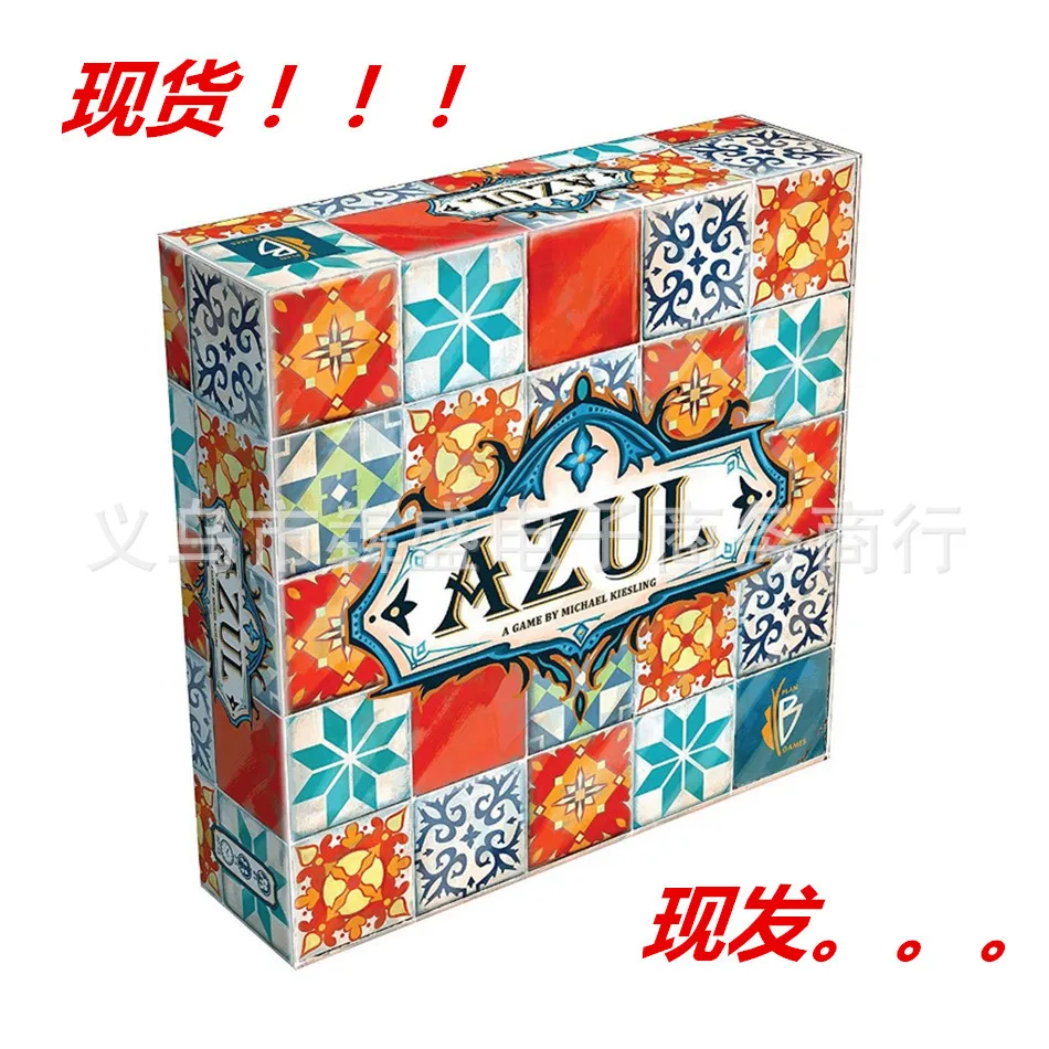 Горячая настольная игра Azul плитка Настольный карточный реквизит игра английская карточная цветная кирпичная история