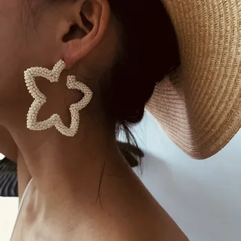 

Abayabay Ear Stud Earring Women Cute Starfish Drop Earrings Girls Yellow Gold Color Lovers Trendy Jewelry Kolczyki Pendientes
