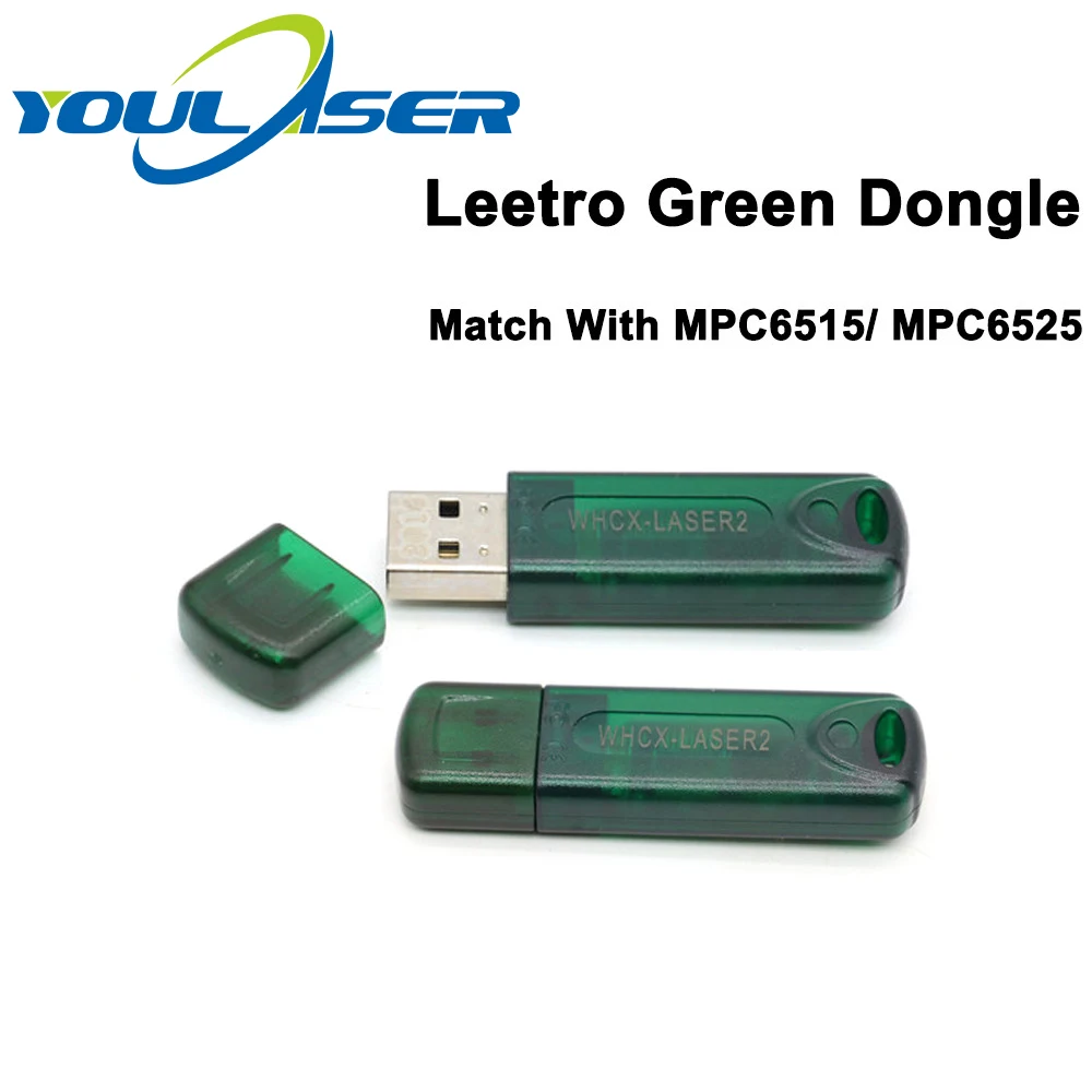 Green USB Dongle Key/Softdog for Leetro MPC6515 CO2 Laser Machine MPC6525