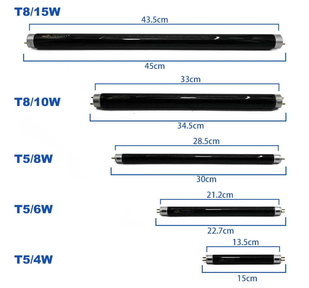 -4w-6w-8w-10w-15w-T5-T8-BLB-UV-Black-Light-Ultraviolet-Lamp-UVA-Fluorescence-Detection