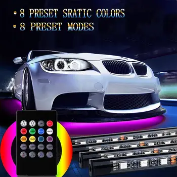 

Music Sync Mode Bluetooth Colorful Car Under Light 12V 30W Car Underglow LED Light App Control Decorative Lamp Under LED Lights