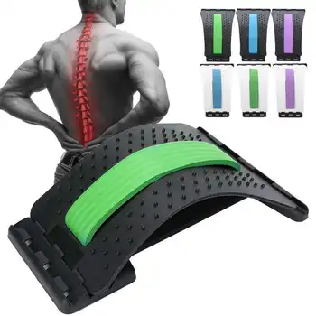 

Back Massage Stretcher Pain Relief Lumbar Spine Stretcher Relaxation Posture Corrector Waist Therapy Massager Health Care