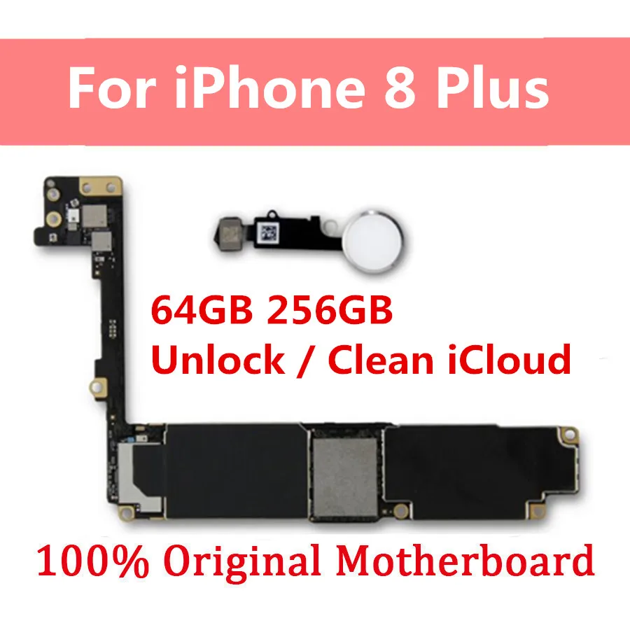 Оригинальная материнская плата для iPhone 8 Plus 5 дюймов Заводская разблокированная