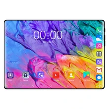 Планшеты 10,1 дюймов Android 8,0 Octa Core 6 ГБ Оперативная память 64 Гб Встроенная память 3g 4 аппарат не привязан к оператору сотовой связи 1280*800 ips 5.0MP сим-карты ips стекло для ПК, планшета Экран 10