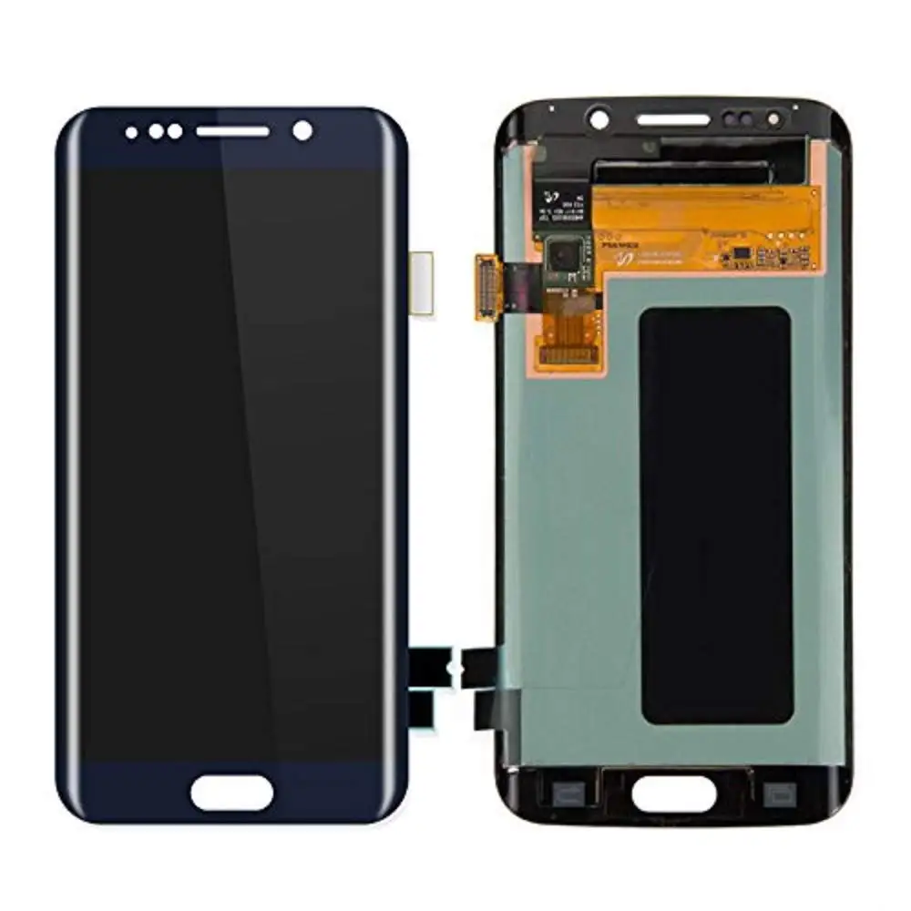 Для samsung Galaxy S6 Edge G925F ЖК-дисплей кодирующий преобразователь сенсорного экрана в сборе Super Amoled горящий экран shdaow