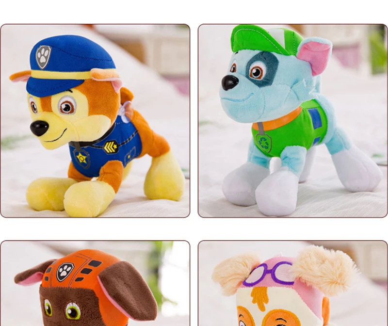 Peluche Paw Patrol Plush Toys Puppy Patrol Anime Plush Abby Hatcher Skye Stuffed Animals Plush Kids Toys Birthday Gift