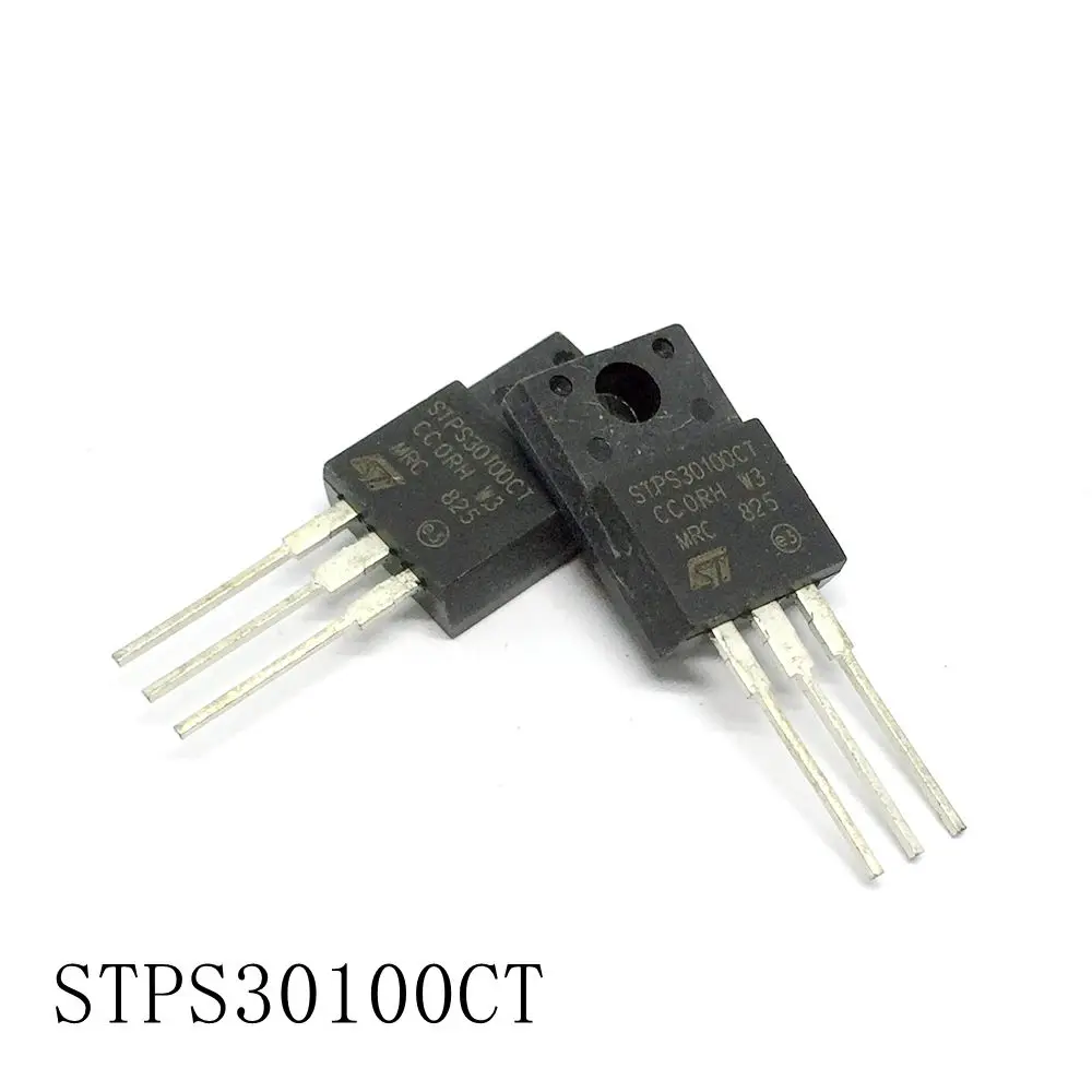 Диод Шоттки STPS30100CT TO-220F 30A/100V 10 шт./лот в