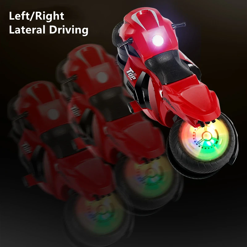 1:8 Large Scale Watch Control Omidirectional Motorcycle Gesture Sensing 3 Control Modes Stunt Rotation Colorful Marquee RC Toy 3