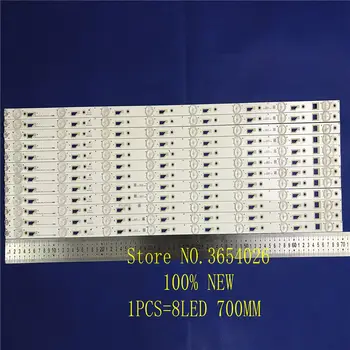 

LED backlight strip 8 lamp for Thomson 65UA6606 L65E5800A 4C-LB650T-YH3 LVU650CMDX 4C-LB650T-VH3 TCL_ODM_650d30_3030C_12X8 V4 V2