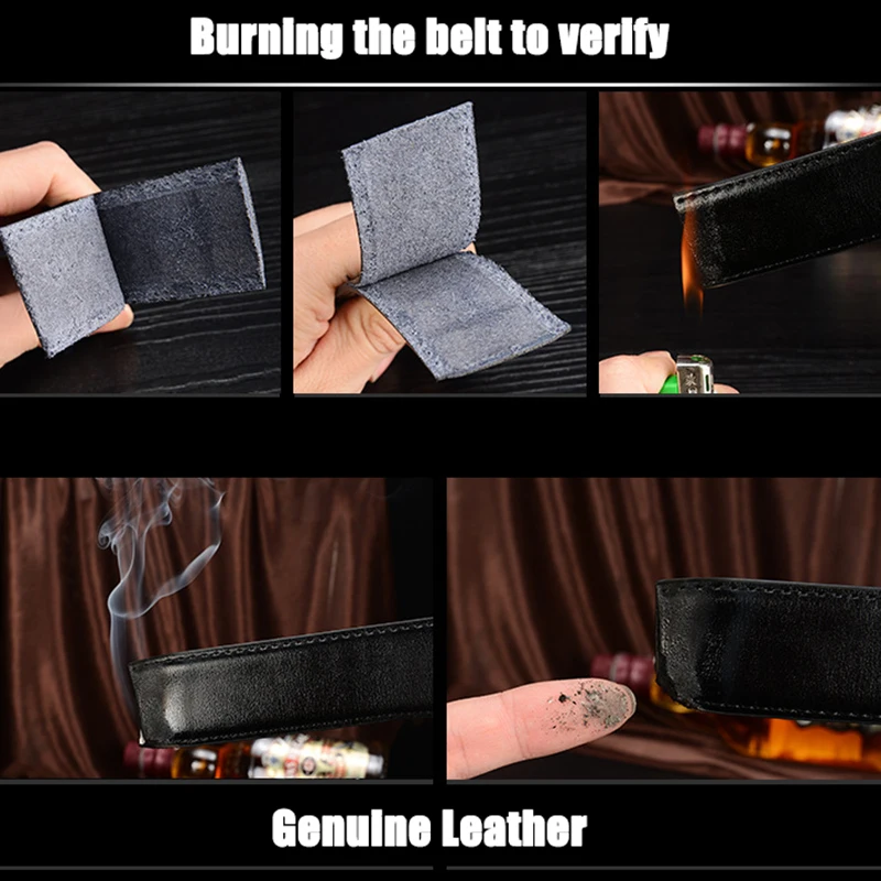 2.4cm 2.8cm 3.0cm 3.2cm 3.5cm 3.8cm Width Belt Body Strap With Holes Businese Genuine Leather Belt For Pin Buckle