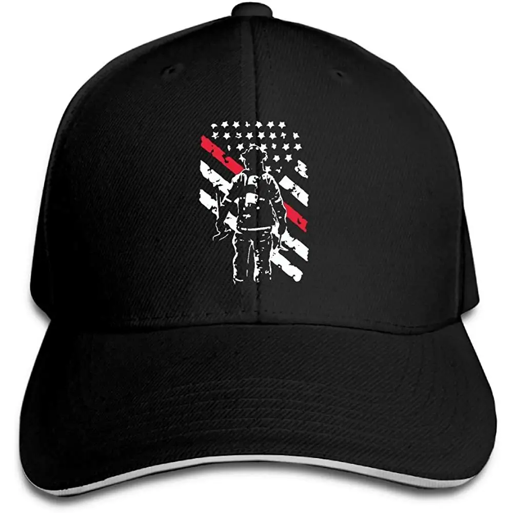 Мужская и женская тонкая бейсбольная кепка с красной линией на заказ, регулируемая простая бейсболка