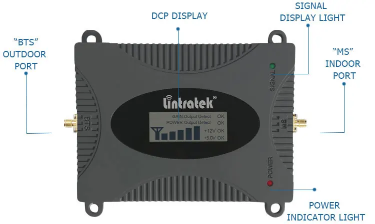 Lintratek набор усиления 70dB(LTE Band 1) 2100 UMTS Усилитель мобильного сигнала репитер усилитель сигнала сотовой связи 3g(HSPA) WCDMA 2100MHz 3g UMTS Усилитель сотовой связи МегаФон Билайн Tele2 Россия МТС