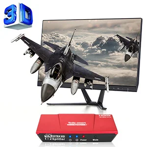 4K 1x2 HDMI сплиттер 4K@ 60Hz 1In 2 Выход HDMI сплиттер для двойного монитора Ultra HD HDCP 2,2 HDR дублирование видео и аудио