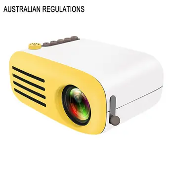 

YG200 Yellow & White Portable LCD Projector 320x240 MAX 1080P With HDMI USB AV SD Input For Private Theater /Children Education