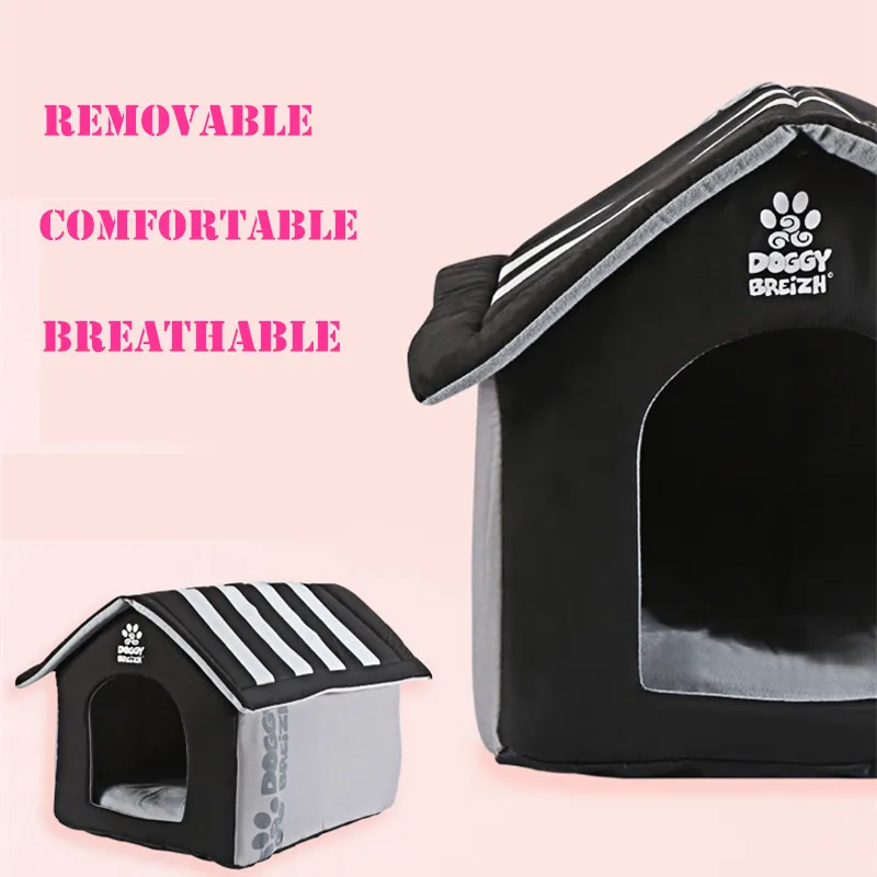 

Foldable Dog House Kennel Big Size Dog Bed Mat For Small Medium Dog Warm Cat Nest Pet Basket Puppy Cave Bed Teddy Chihuahua Sofa