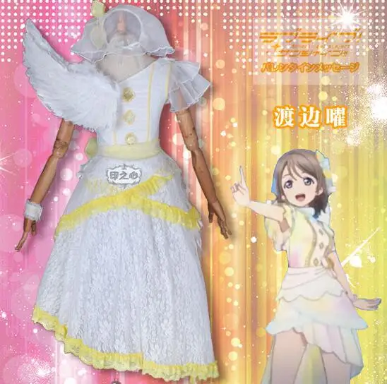 Lovelive Солнечный свет Aqours 6th anniversary Memorial вечерние сверкающие Chika Ruby костюм для косплея всех членов