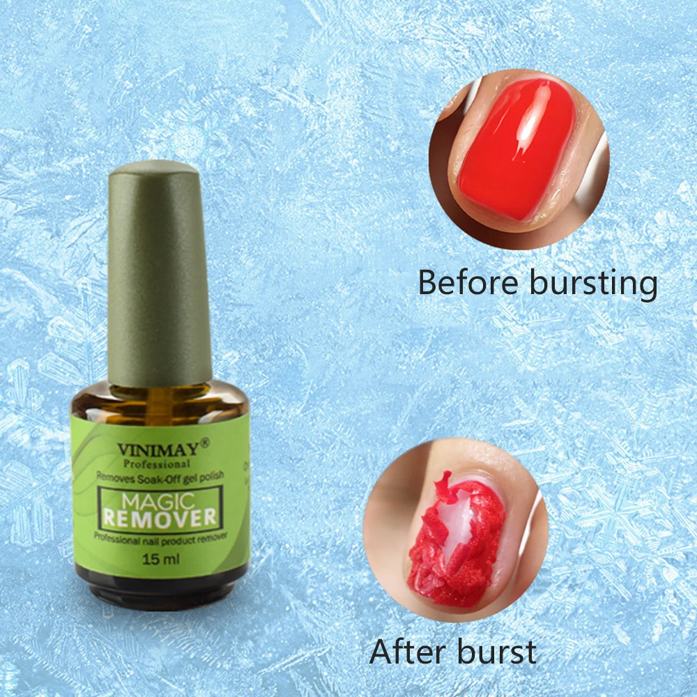 

15/8ml Brand New Nail Remover Acrylic Soak Off Polish UV Gel Unloading Glue Nail Clean Degreaser Nail Gel