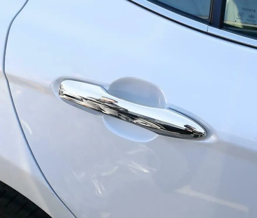 ABS Хромированная боковая Дверная ручка Крышка отделка 4 шт. для Toyota Camry
