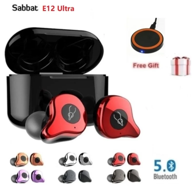 Оригинальные беспроводные Bluetooth наушники Sabbat E12 Ultra apxt TWS HIFI шумоизоляция