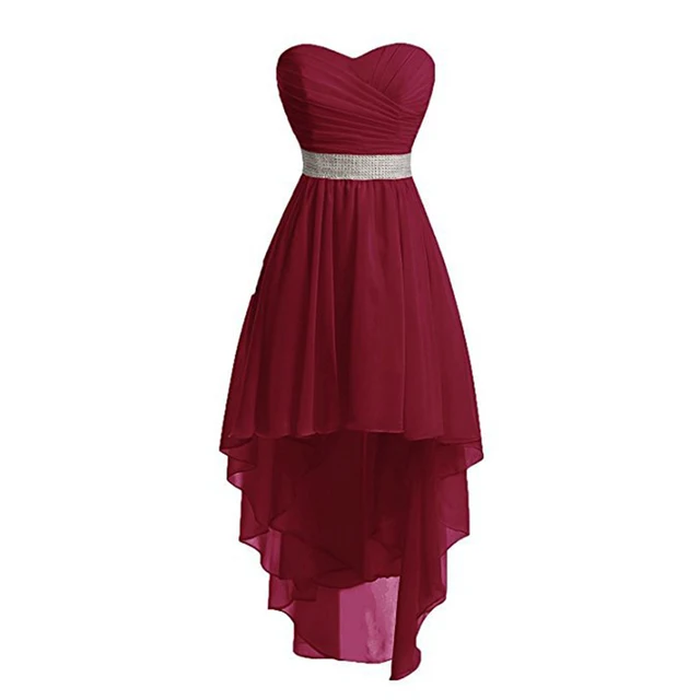rose red bridesmaid dresses