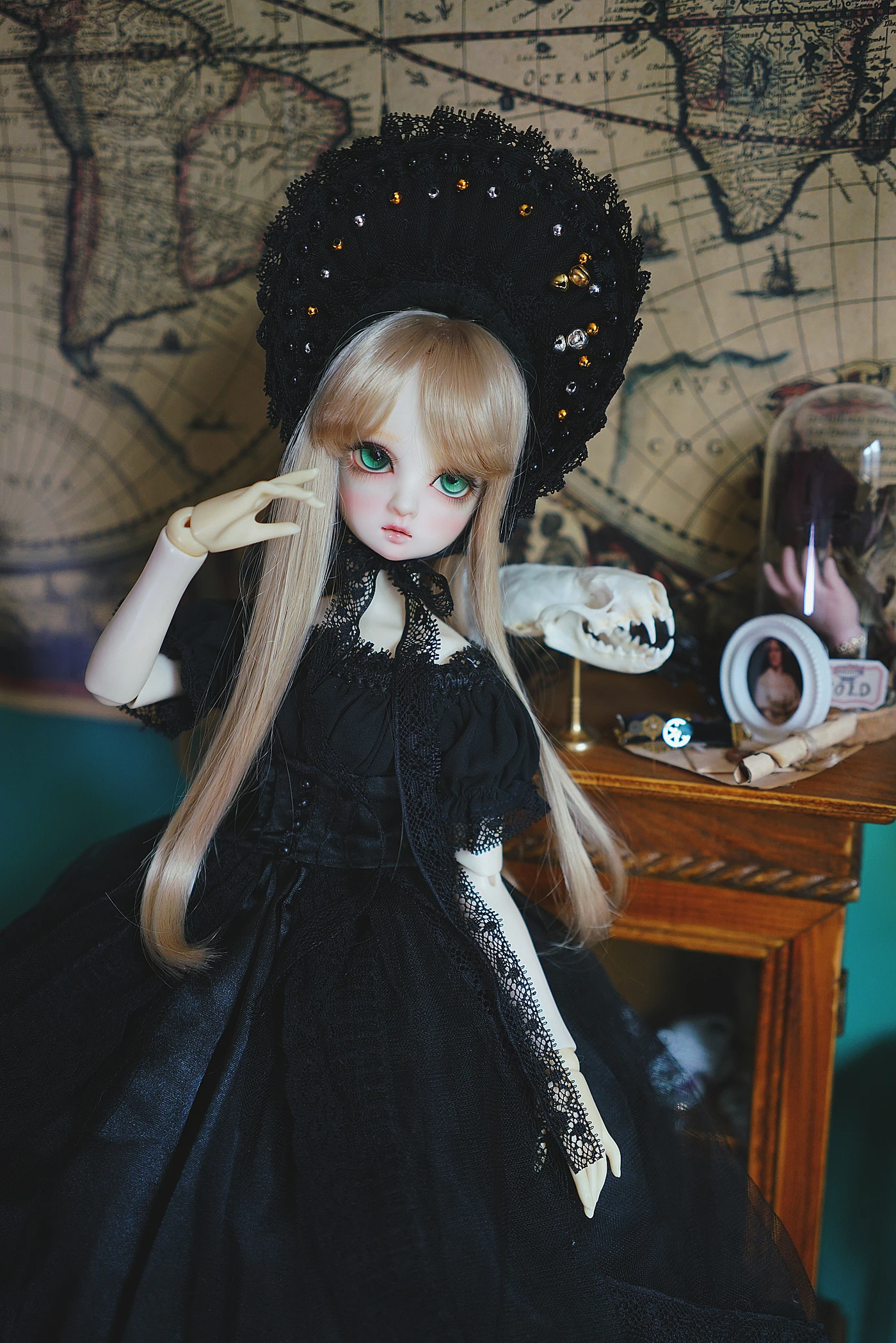 BJD куклы одежда Лолита Ретро платье для 1/3 1/4 1/6 игрушки аксессуары платье Игрушки для девочек