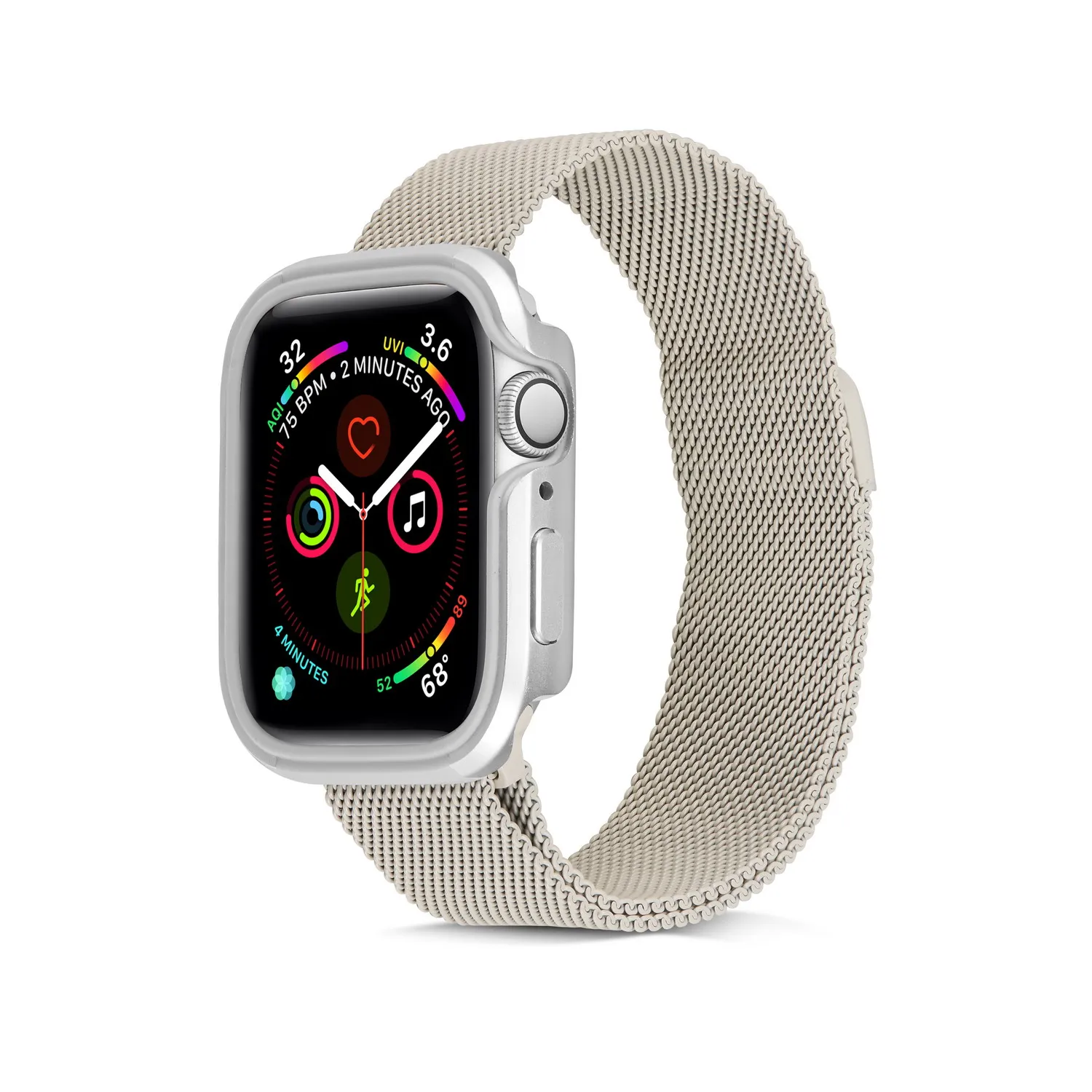 Slim Watch Cove For Apple Watch Case 5 4 3 2 1 42MM 38MM Slim Case TPU+alloy Protector for iWatch 4 3 44MM 40MM