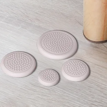 

4 Pcs/Lot Anti-skid Sofa Foot Pad Mat Silicone Tea Table Furniture Holder Mute Corner Bed Protective Sticker