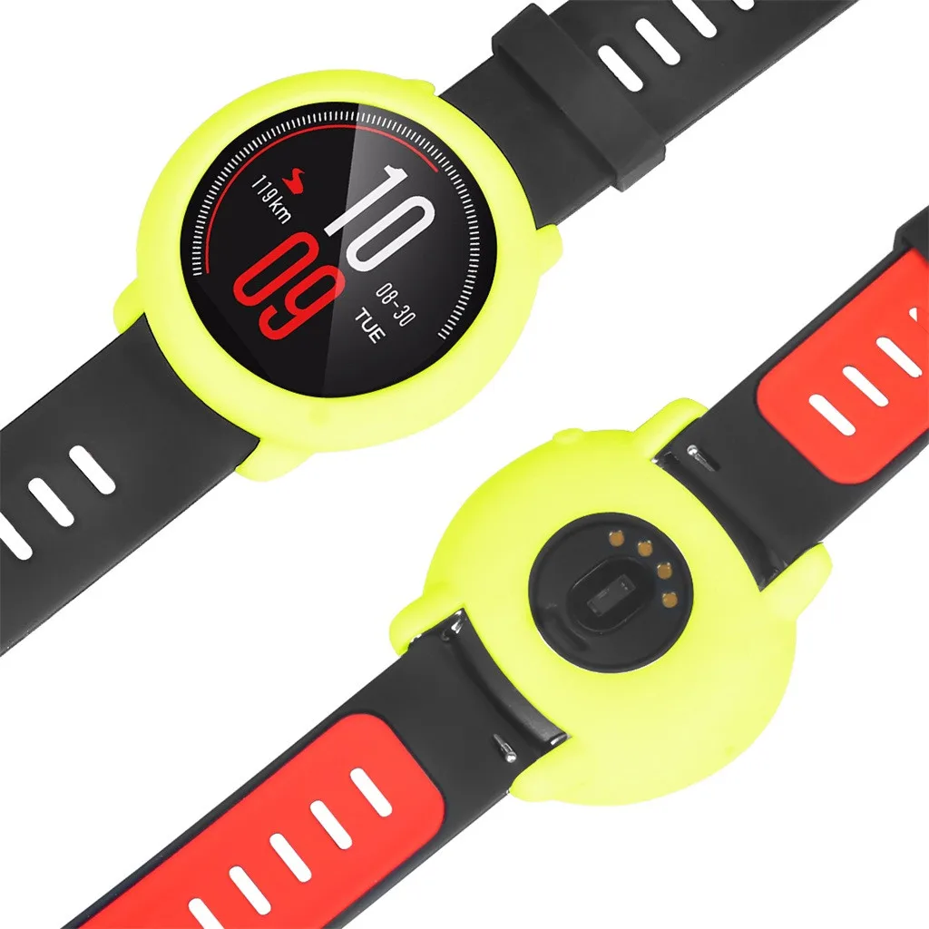 Чехол mosunx, силиконовая рамка, защитный чехол для Xiaomi Huami AMAZFIT Pace Watch, умные часы, аксессуары на замену