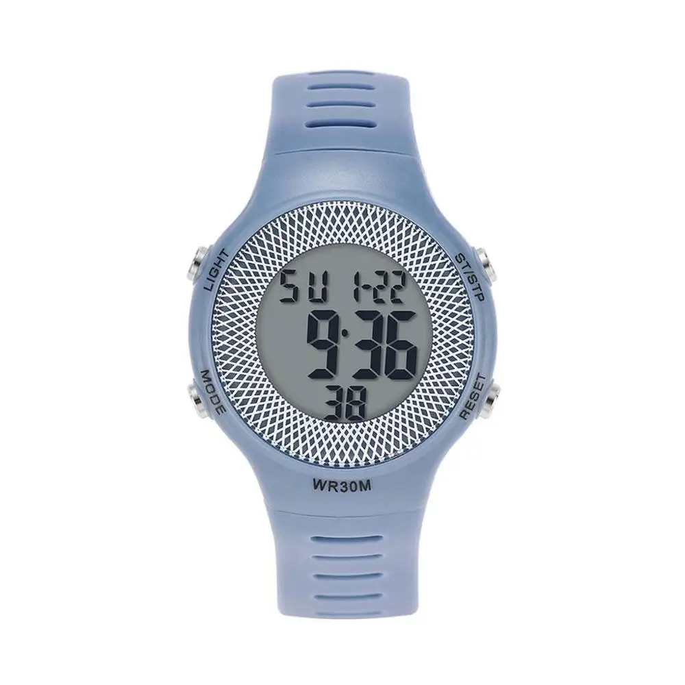 Простые розовые женские часы reloj mujer 30 м водонепроницаемые электронные часы женские спортивные часы женские часы - Цвет: Серый