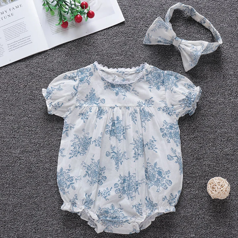 Korean Style Infant Baby Girls Flower Cotton Jumpsuit One piece Outfit Newborn Baby Romper Summer Baby Girls Clothes 23 Korean Style Infant Baby Girls Flower Cotton Jumpsuit One piece Outfit Newborn Baby Romper Summer Baby Girls Clothes