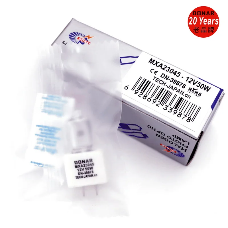 DONAR DN 39878 MXA23045 12V 50W галогенная лампа 12V50W Nikon LV HL50 MM 400/800 LV150 инструмент производитель