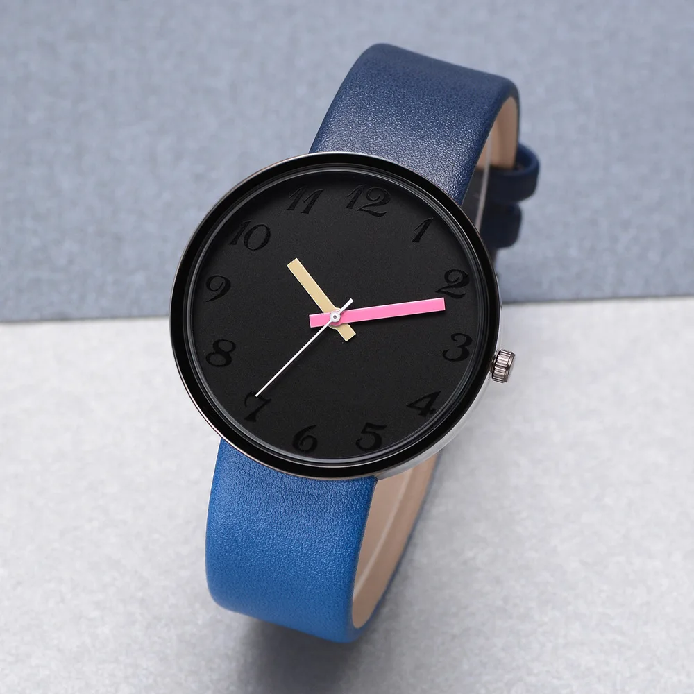 Модный ремешок женские повседневные кварцевые часы мужские часы Montre Femme Reloj Mujer Часы с кожаным ремешком спортивные наручные часы подарок для пары